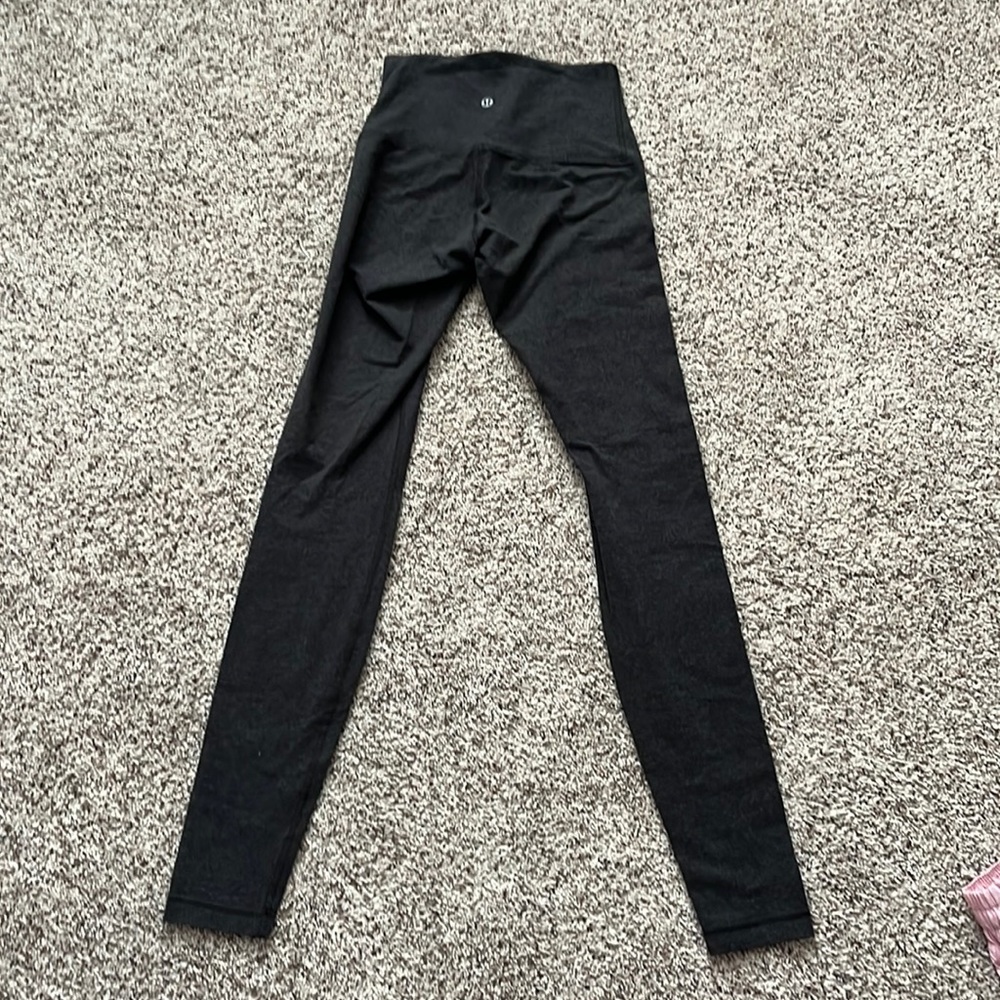 Size 4 dark grey lululemon wonder under legging